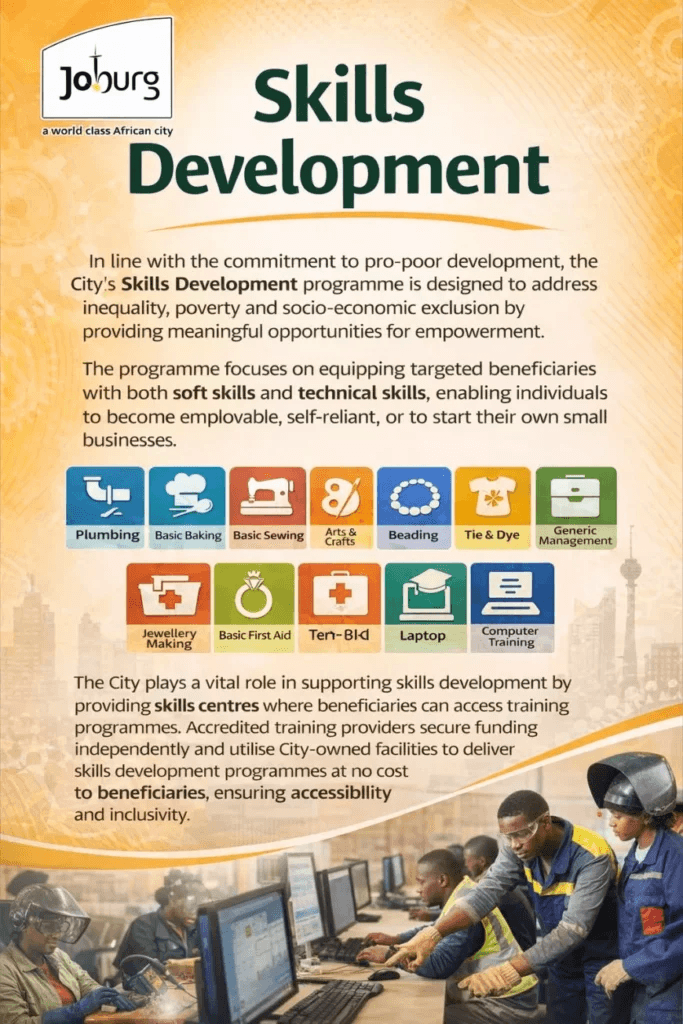 COJ Free Skills Development Programmes 2026