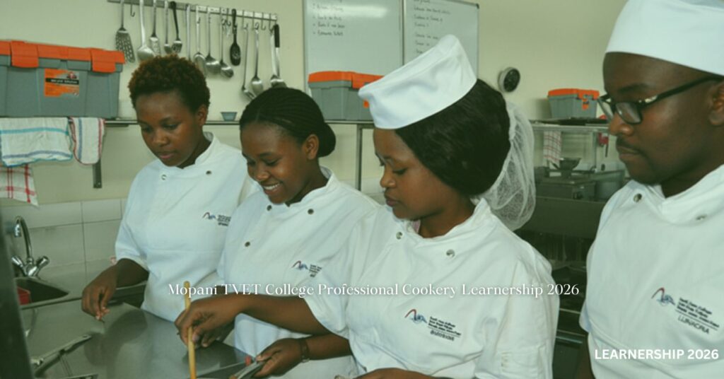 Mopani TVET College Professional Cookery Learnership 2026