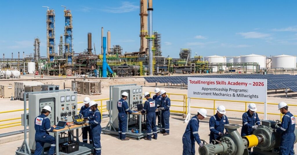 Apprenticeship Programs for Instrument Mechanics and Millwrights at TotalEnergies in 2026