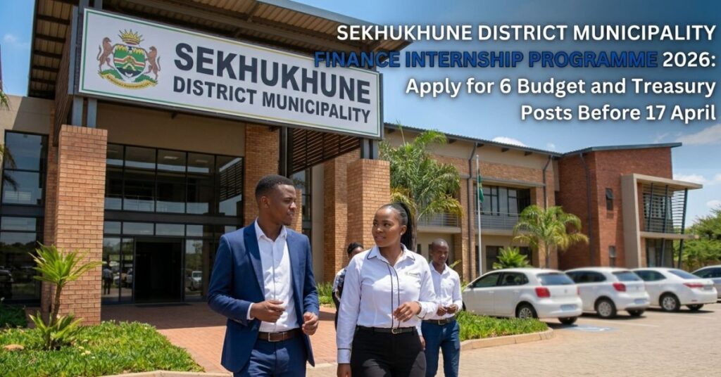 Sekhukhune District Municipality Finance Internship Programme 2026