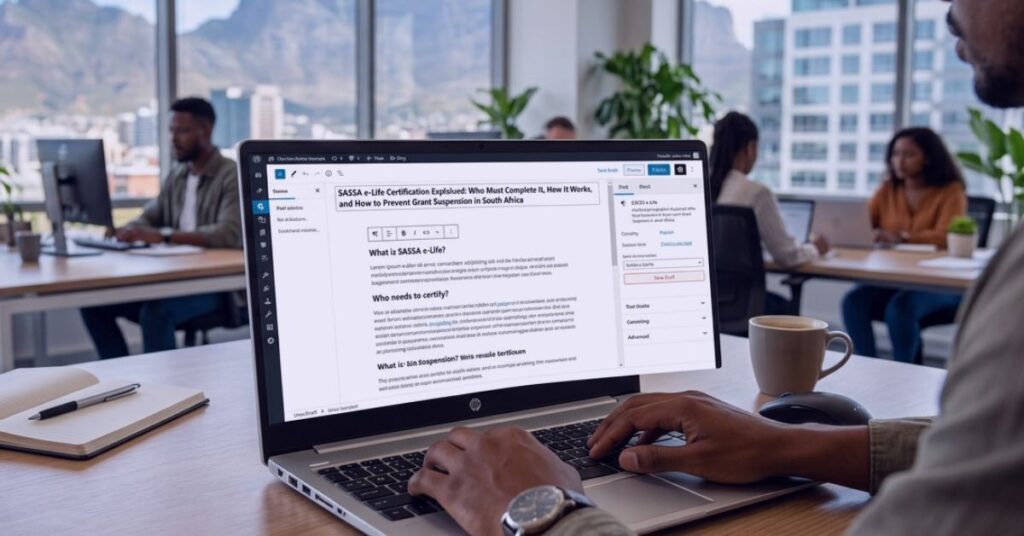 SASSA e-Life certification