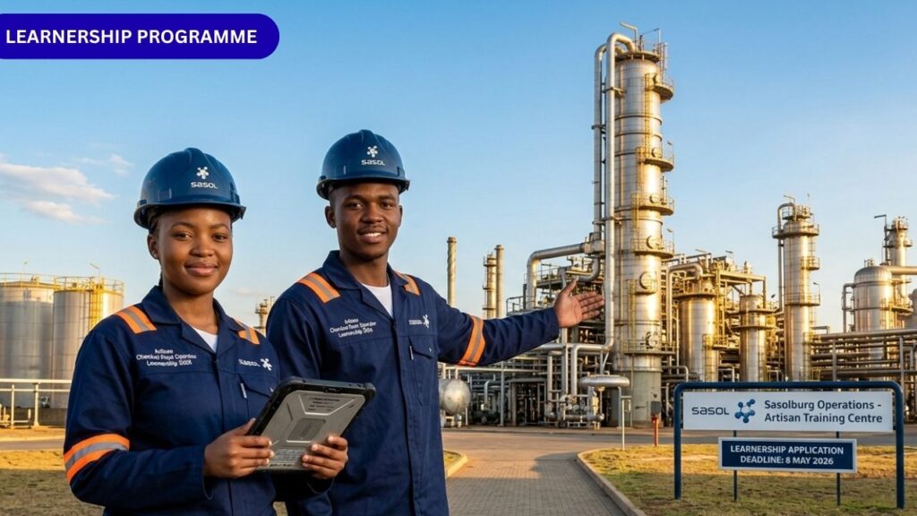 Sasol Artisan Chemical Plant Operator Learnership Programme 2026